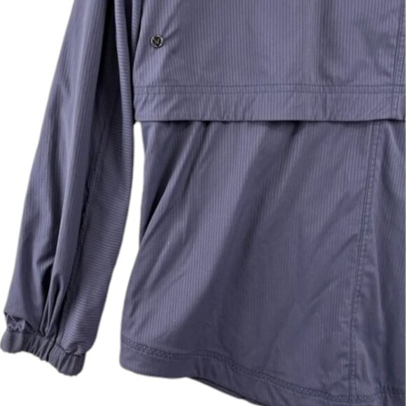Lululemon navy blue 'Yogi Anorak' zip jacket size 6/8 - Picture 5 of 5